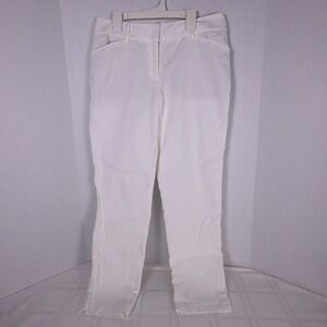 Talbots Women's Hampshire Ankle dress pants. White Size 6